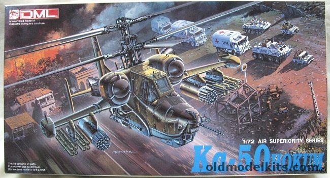 DML 1/72 Ka-50 Hokum, 2509 plastic model kit